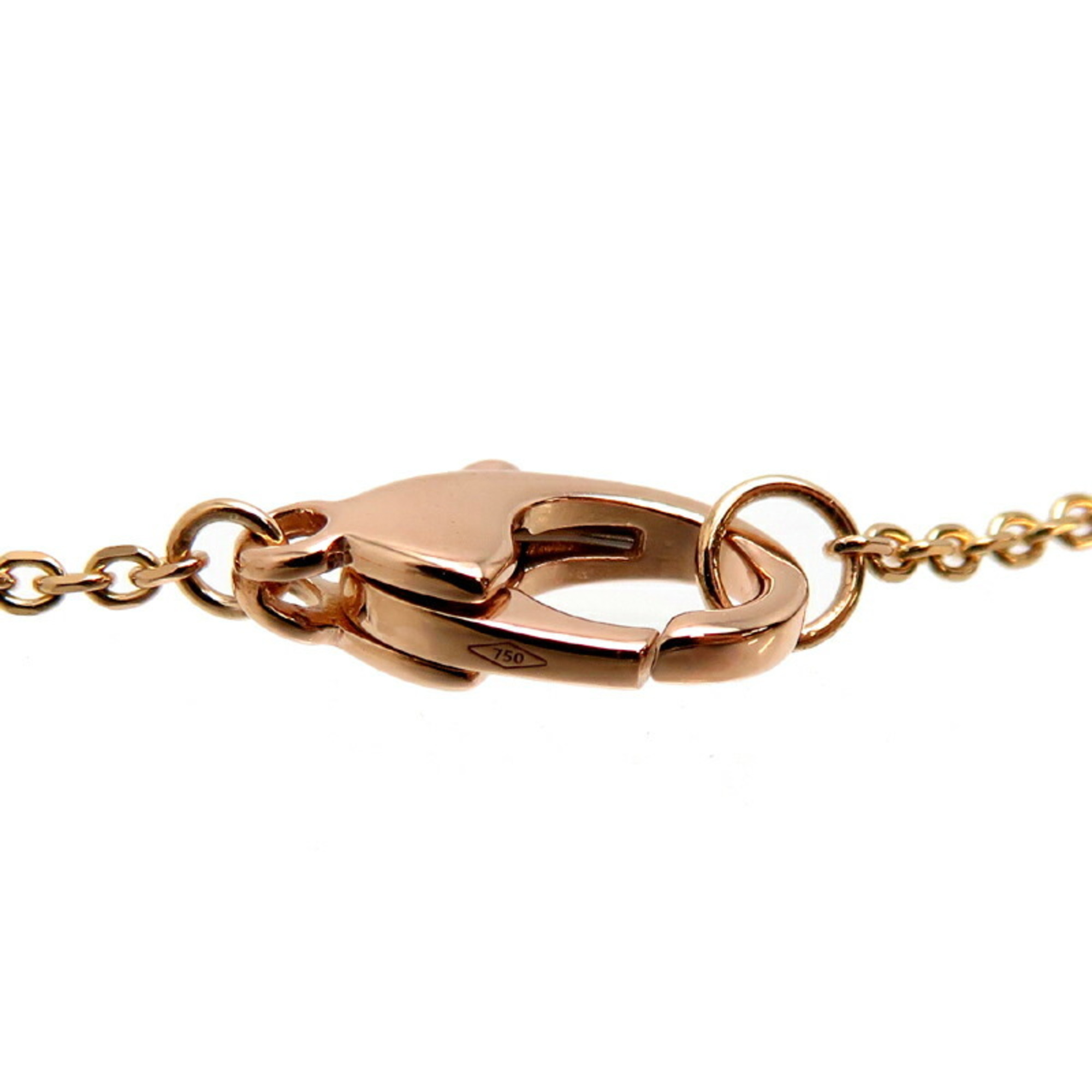 Harry Winston Gate Diamond Women's Necklace 750 Pink Gold
