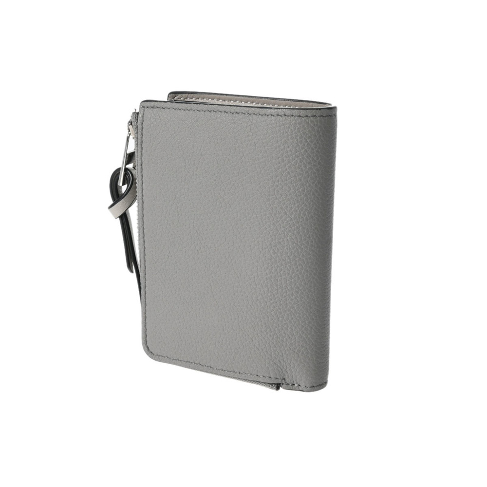 LOEWE Zip Bifold Gray/Green C660P30X02 Women's Calf Wallet | eLADY ...