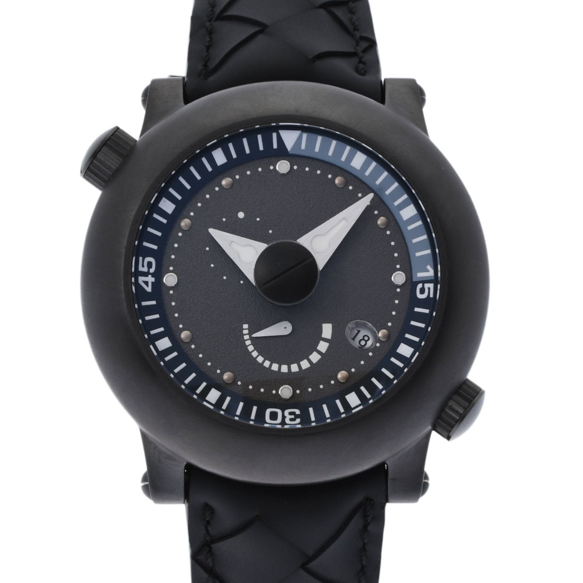 BOTTEGAVENETA Bottega Veneta BVX Girard-Perregaux Men's SS/Rubber Watch  Automatic Greige Dial | eLADY Globazone