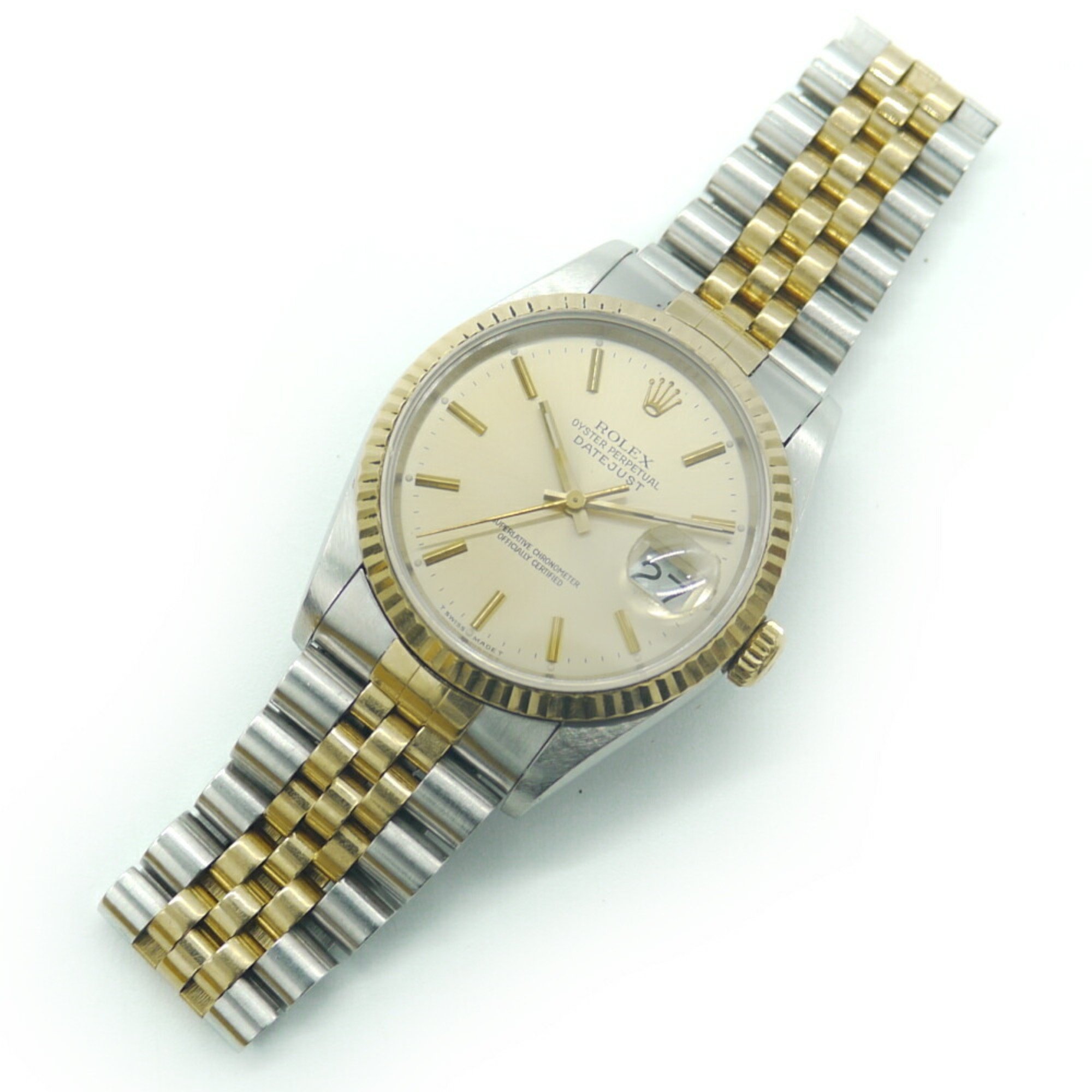 ROLEX Datejust 16233 S number SS/YG automatic winding Y03003 watch