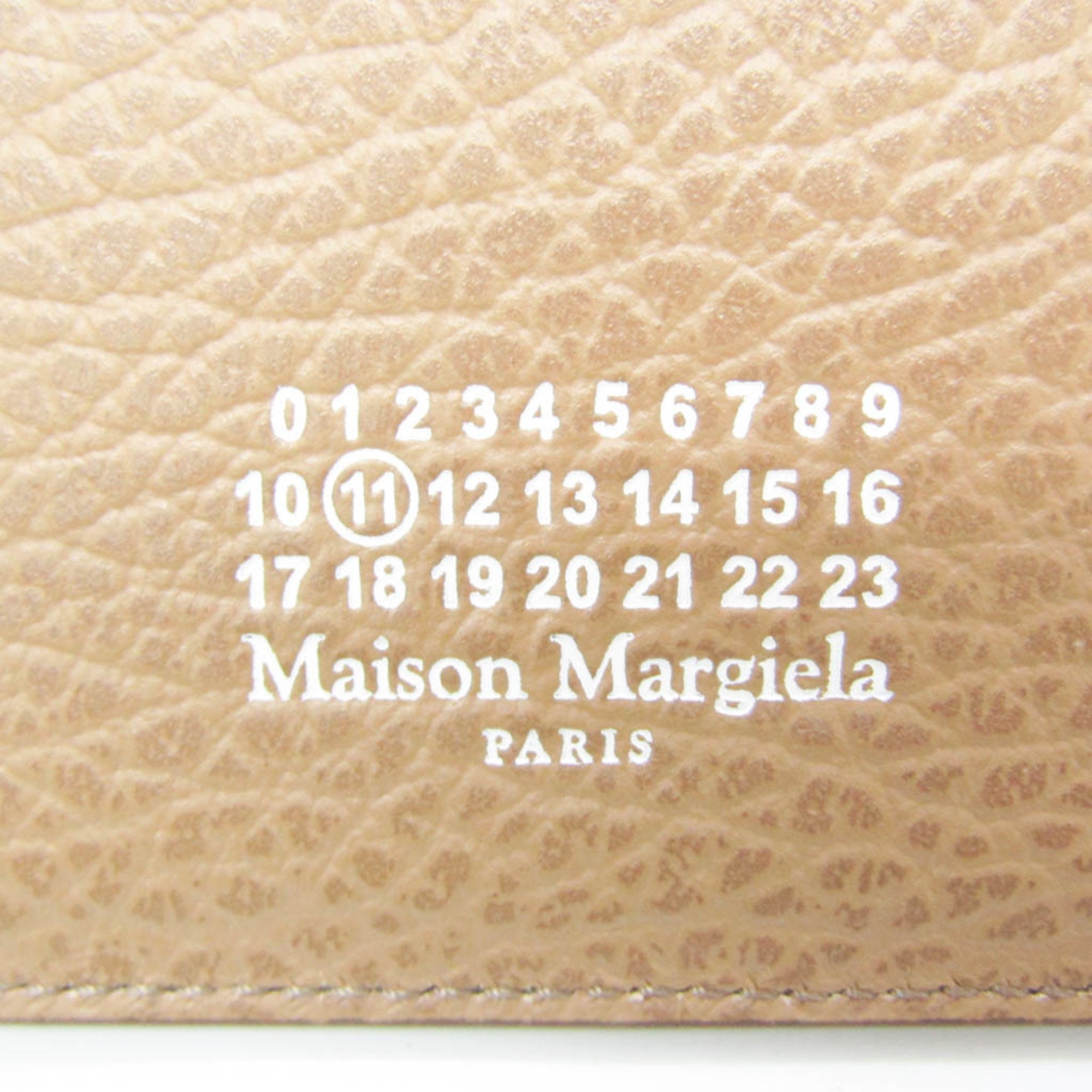 Maison Margiela Smartphone Case S56UI0226 Men,Women Leather Shoulder Bag Beige