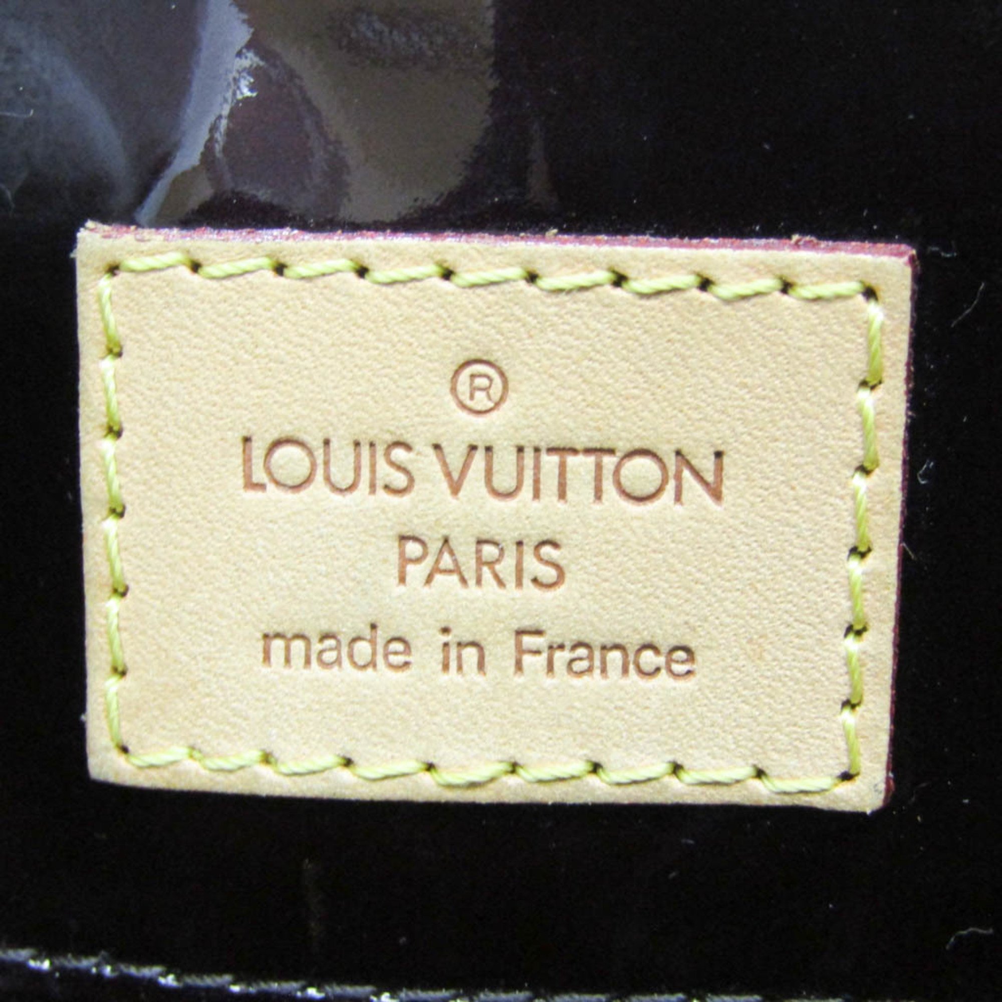 Louis Vuitton Monogram Vernis Reade PM M91993 Women's Handbag Amarante