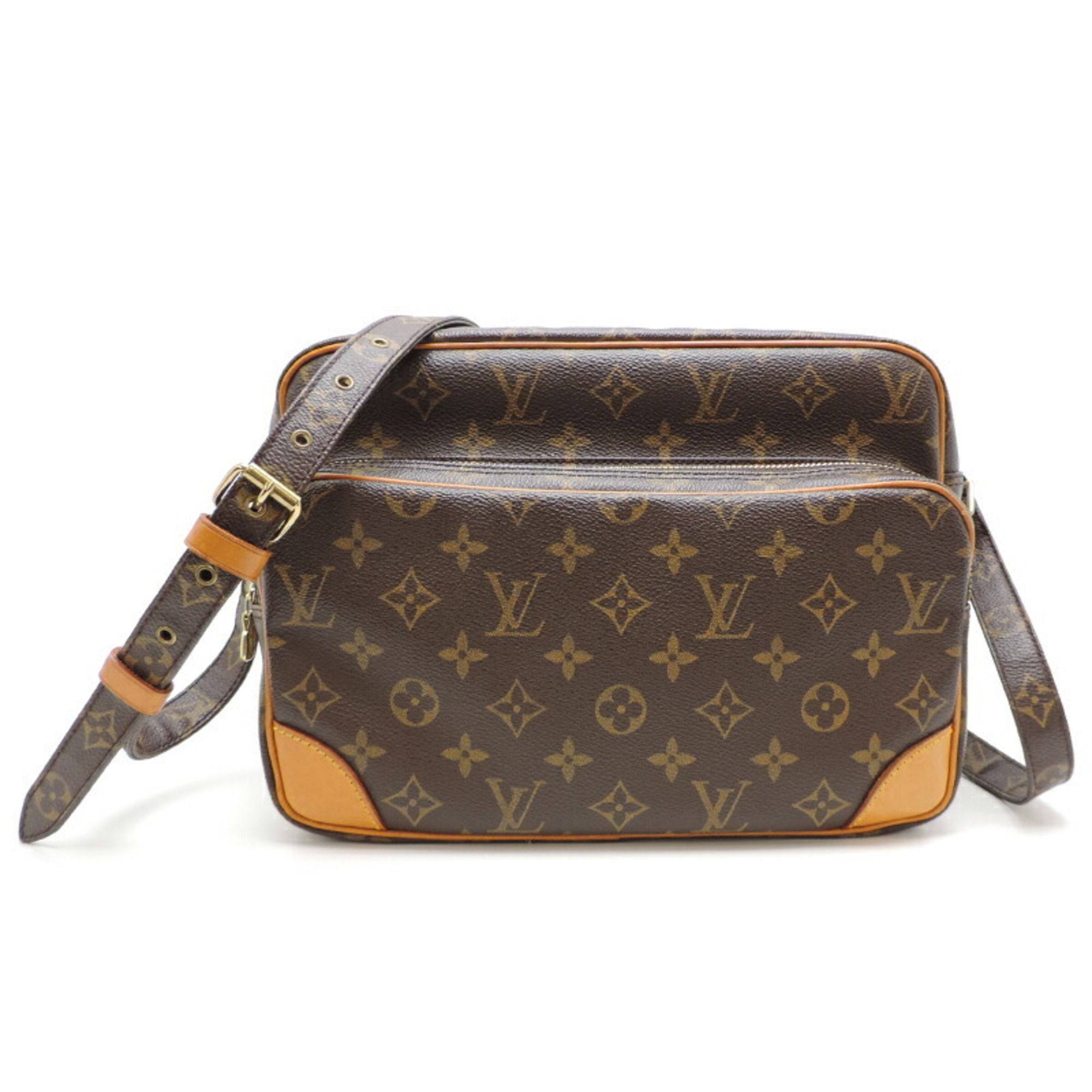 Louis Vuitton Nile *Shoulder pad missing Women's/Men's Shoulder Bag M45244 Monogram Monogram/Brown