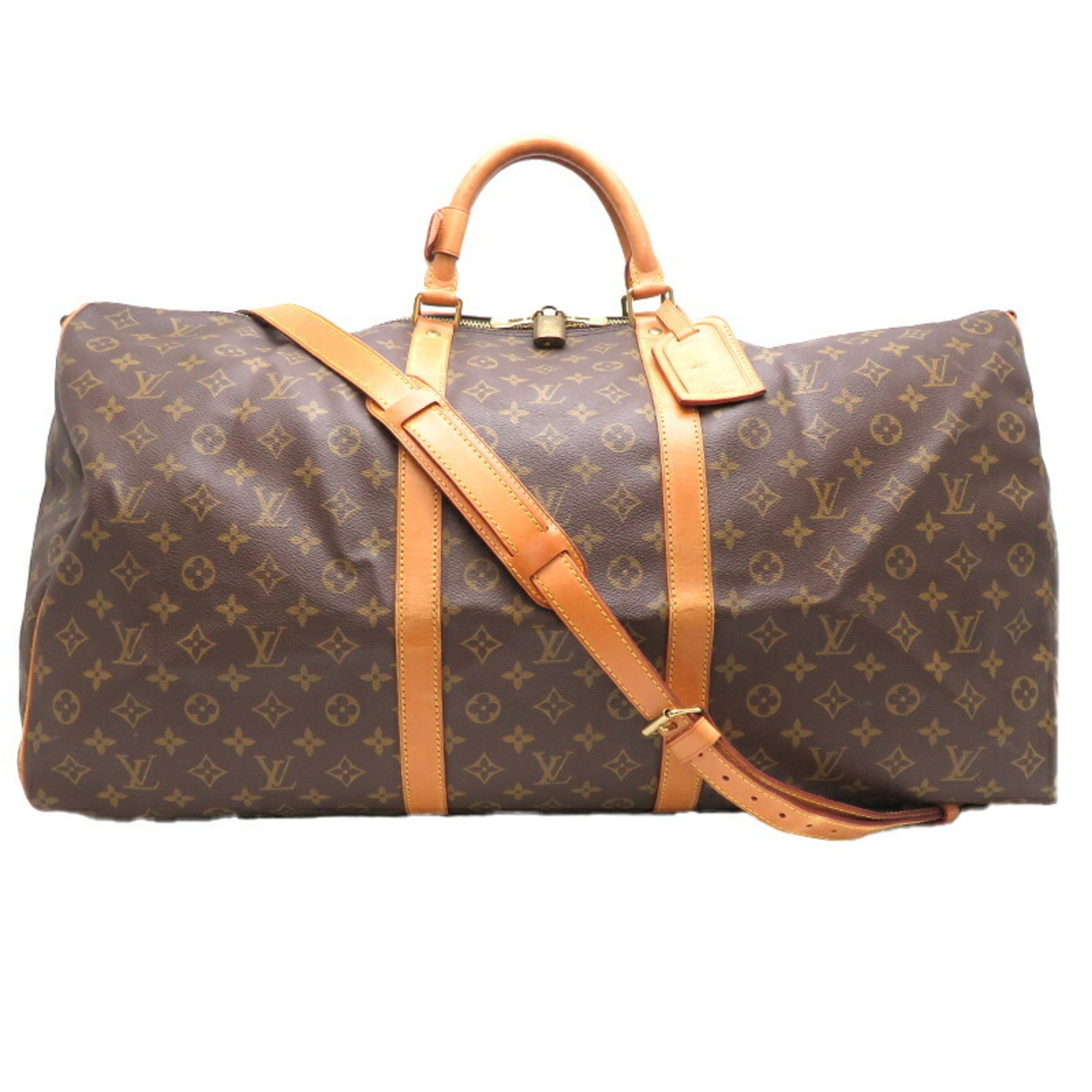 Louis Vuitton Keepall 60 Women's/Men's Boston Bag M41412 Monogram (Brown)