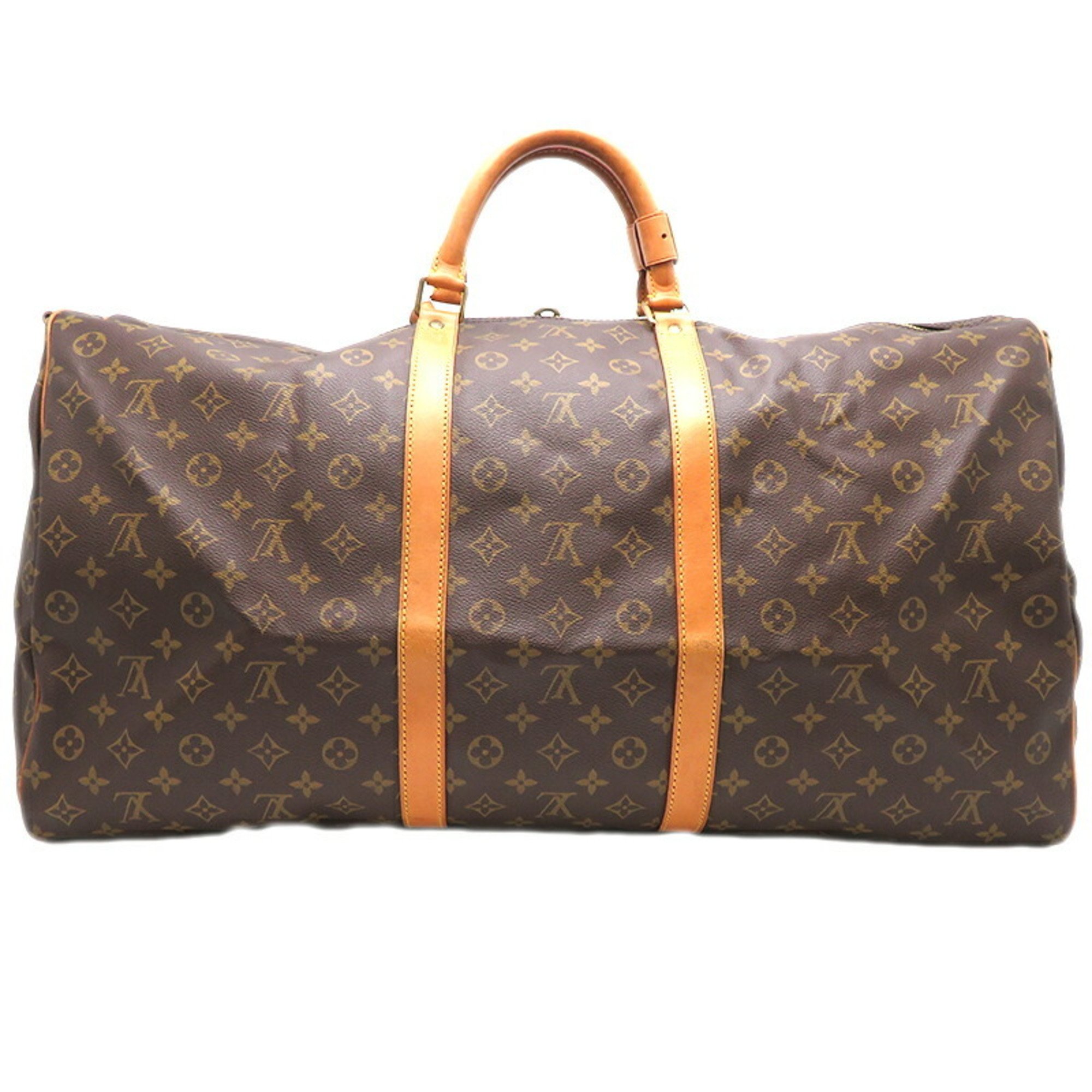 Louis Vuitton Keepall 60 Women's/Men's Boston Bag M41412 Monogram (Brown)