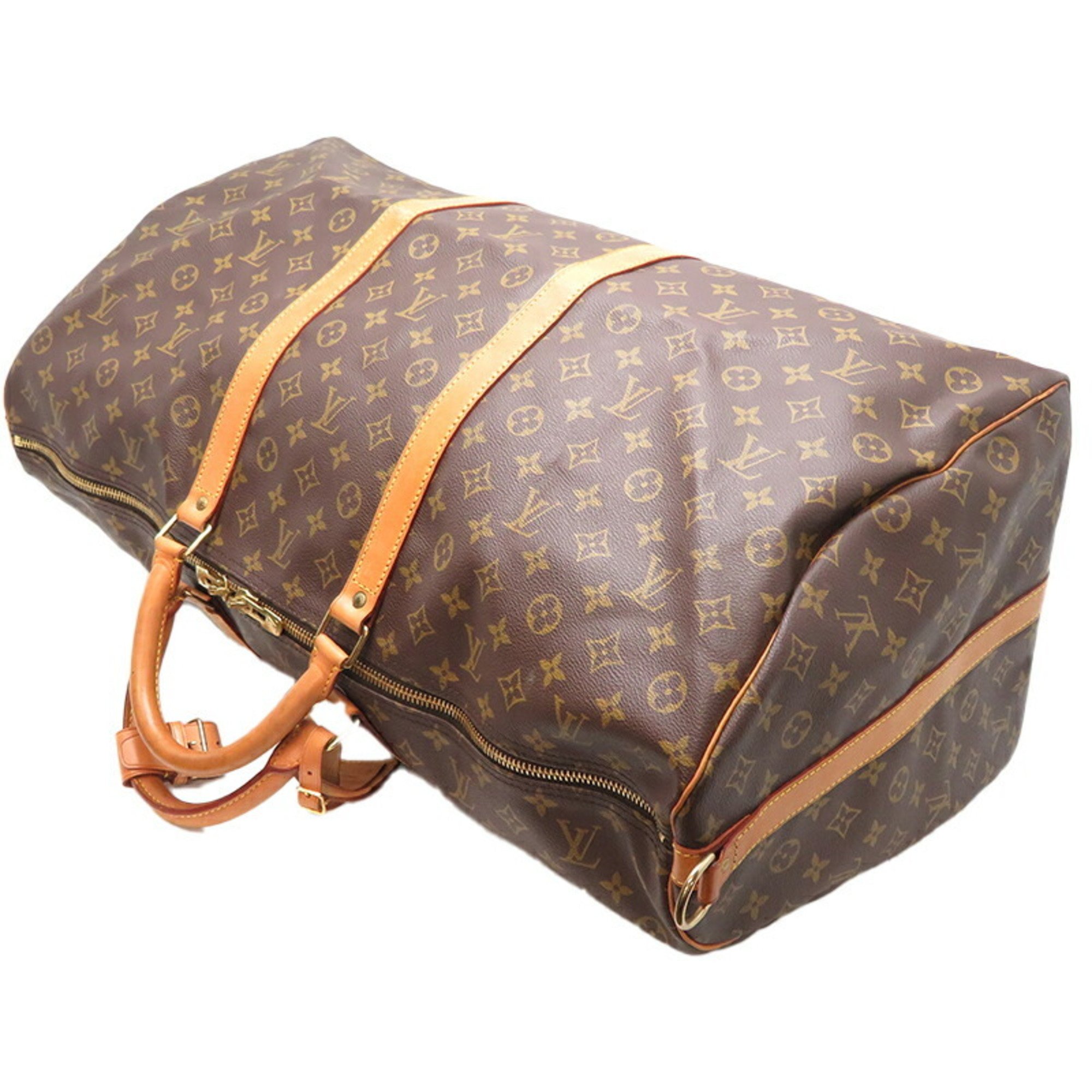 Louis Vuitton Keepall 60 Women's/Men's Boston Bag M41412 Monogram (Brown)