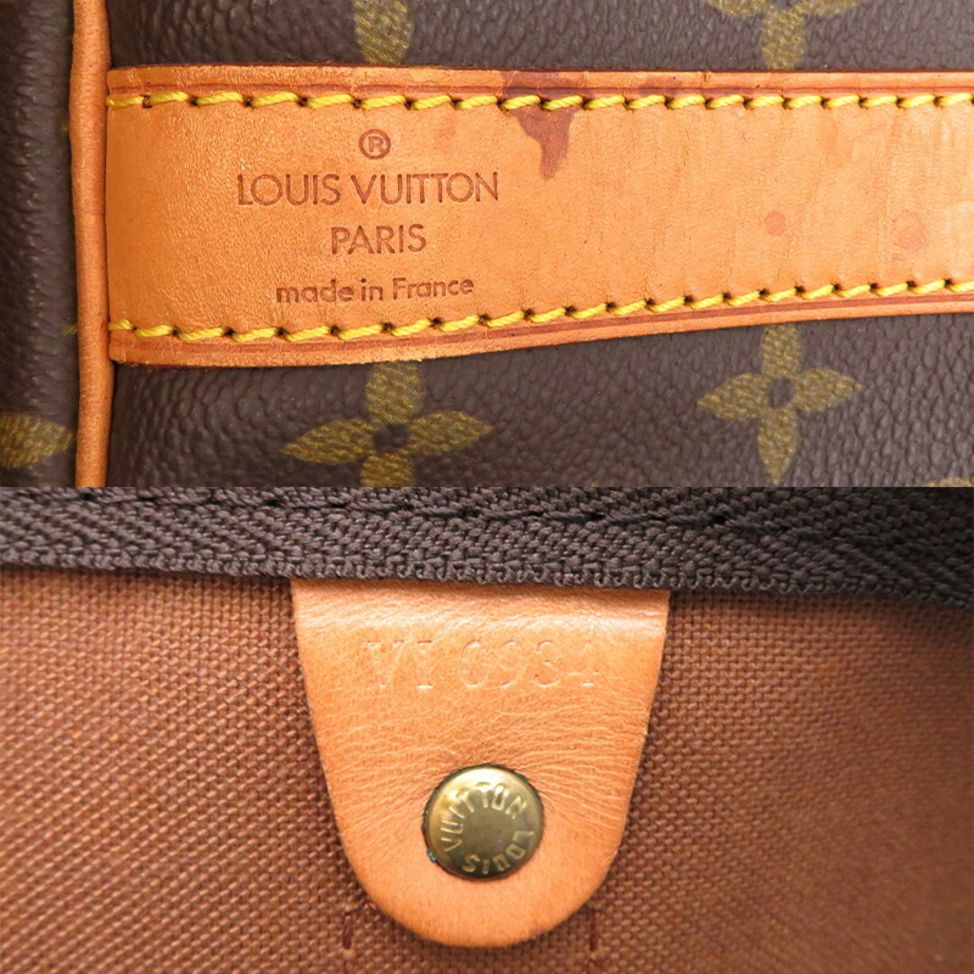 Louis Vuitton Keepall 60 Women's/Men's Boston Bag M41412 Monogram (Brown)