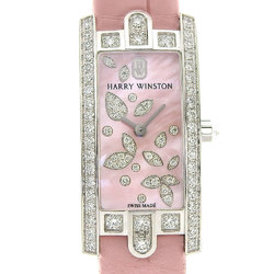 HARRY WINSTON Avenue C Lily Cluster Watch Diamond AVCQHM16WW055