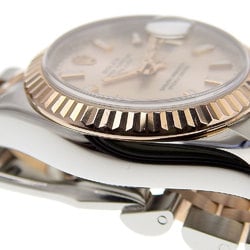 Rolex Datejust Ladies Automatic Watch Pink Dial 179171 M Combination