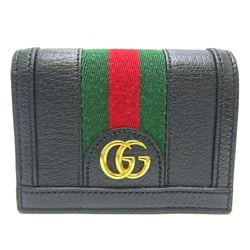 Gucci Ophidia GG Women's Coin Case 523155 Supreme Black/Ebony (Green x Red)