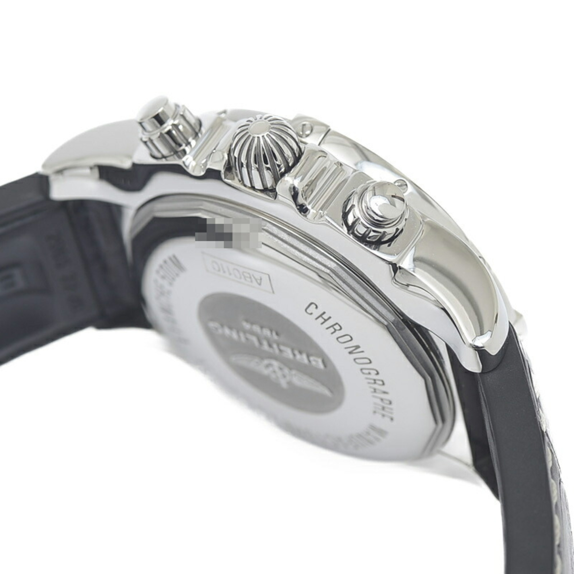Breitling Chronomat 44 Chronograph Diamond Index Black Dial Automatic AB0110 Men's