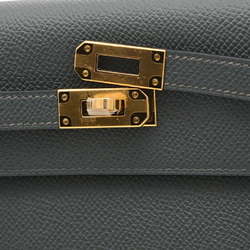 Hermes Kelly to Go Shoulder Bag Epson Vert Almande Gold Hardware D Engraved