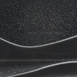 Hermes Louris Slim Wallet Chevre Black Silver Hardware B Engraved