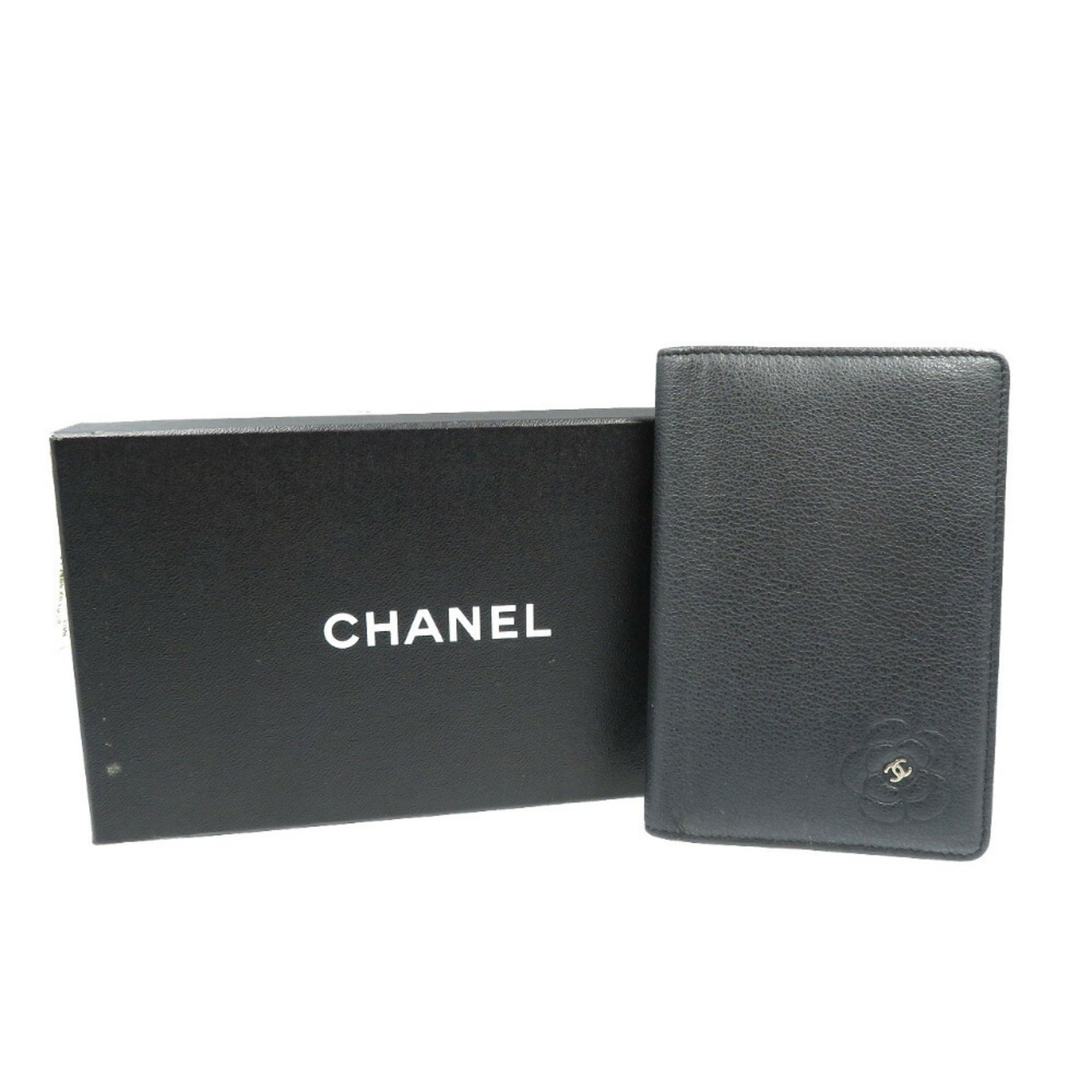 Chanel Camellia Leather Black No. 13 Notebook Cover 0111CHANEL
