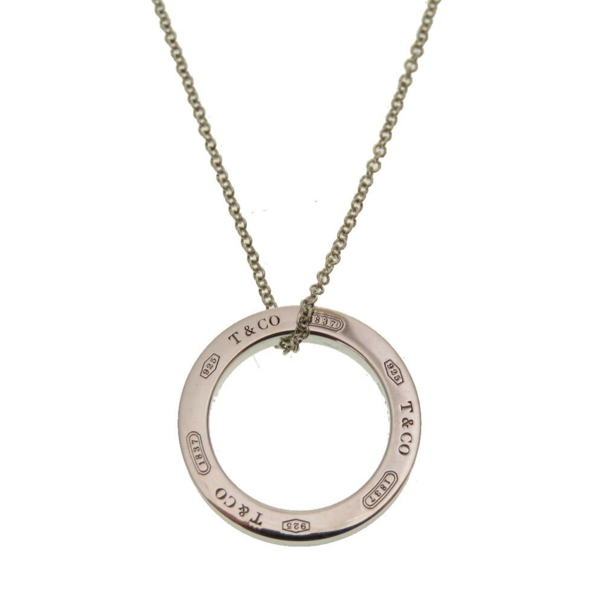 Tiffany 1837 Circle Silver 925 Necklace 0204 TIFFANY&Co. Women's