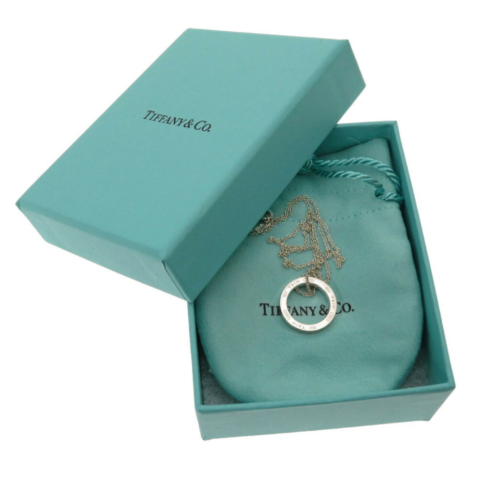 Tiffany 1837 Circle Silver 925 Necklace 0204 TIFFANY&Co. Women's