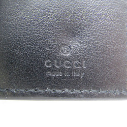 Gucci GG Embossed 625565 Men,Women Leather Key Case Black