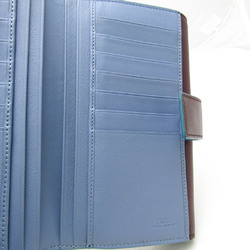 Fendi PEEKABOO 8M0308 Men,Women Leather Long Wallet (bi-fold) Blue,Bordeaux