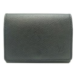 Louis Vuitton Anvelope Carte de Visite NM Men's Card Case M64595 Taiga Black