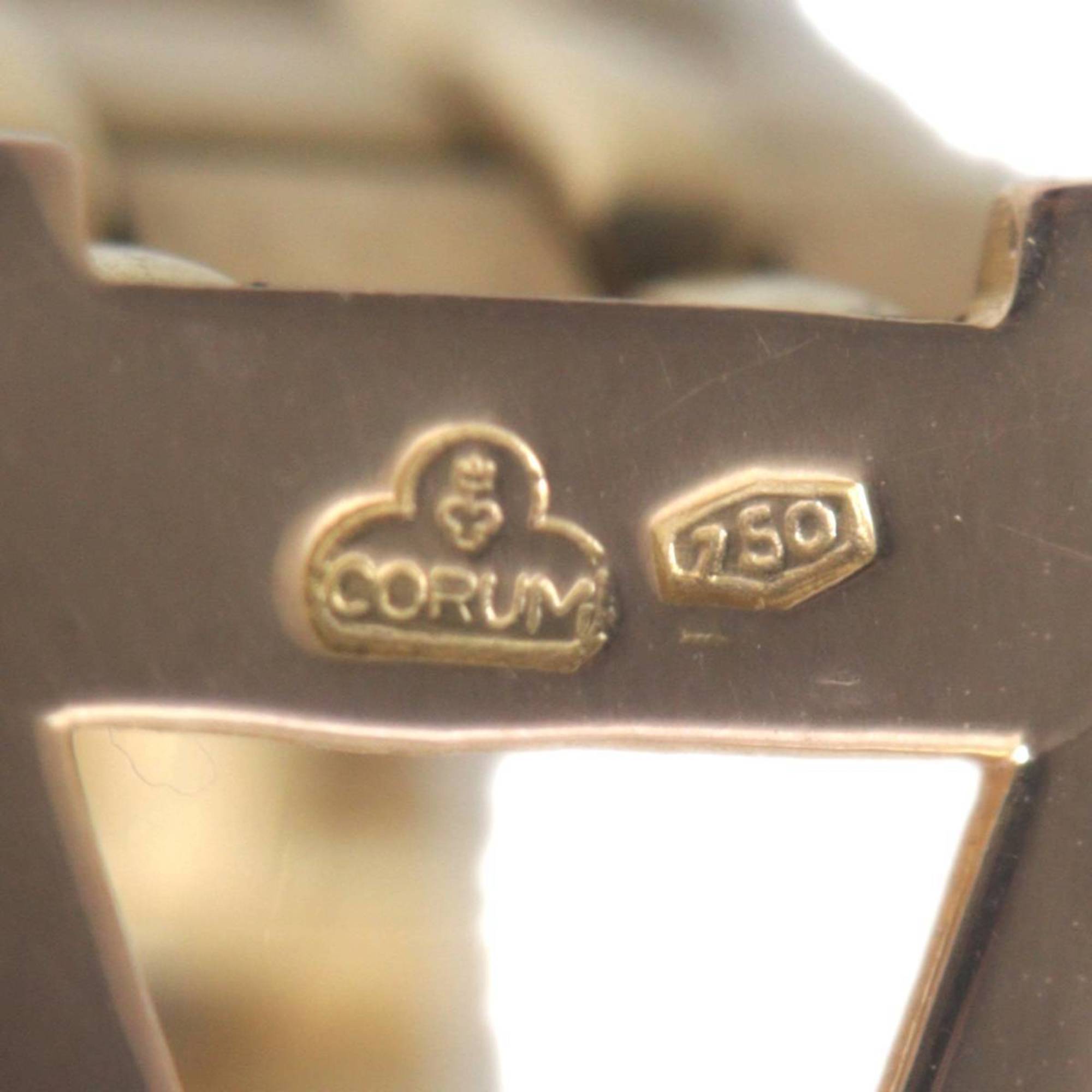 CORUM Admirals Cup Ladies Quartz Watch Solid Gold K18YG 39.910.56V85 Arm circumference approx. 15cm Weight 78.2g
