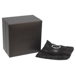 GUCCI Gucci Branded G Ring Silver SV925 No. 10 11.4g