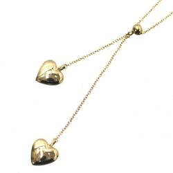 Tiffany & Co. K18 18k gold full heart necklace approx. 40cm