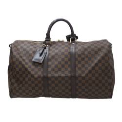 LOUIS VUITTON Keepall 50 Boston Bag Damier Ebene N41427 MB0096