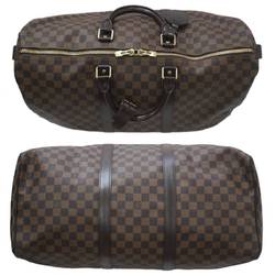 LOUIS VUITTON Keepall 50 Boston Bag Damier Ebene N41427 MB0096