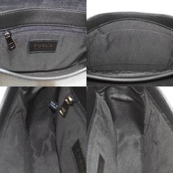FURLA shoulder bag leather black