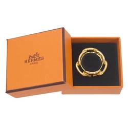 HERMES Chaine d'Ancre Scarf Ring Gold Special Box