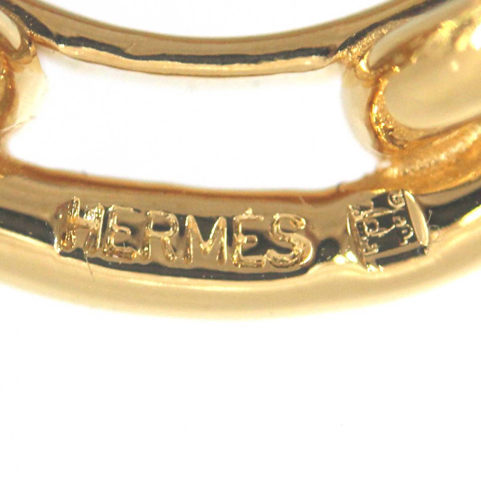 HERMES Chaine d'Ancre Scarf Ring Gold Special Box