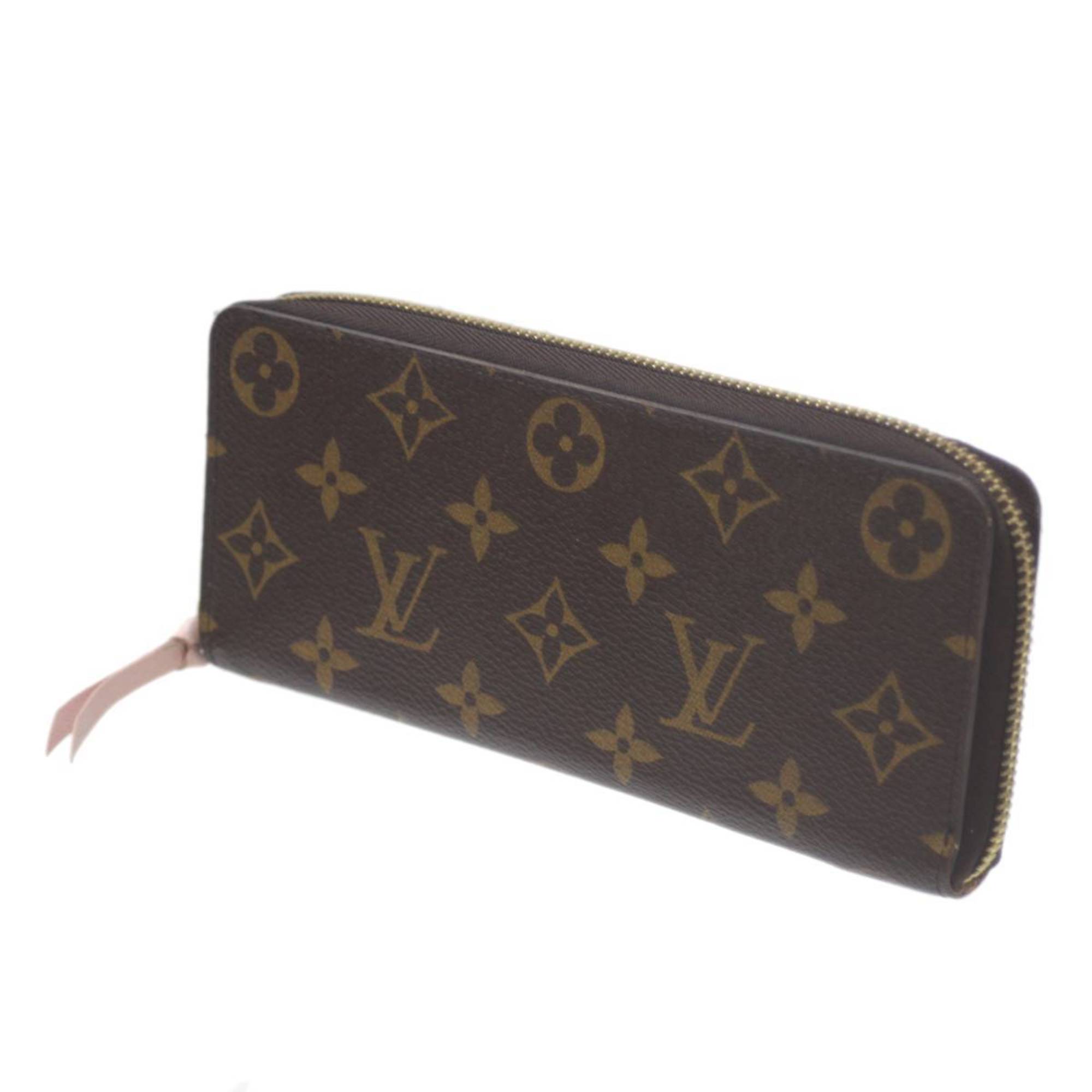 LOUIS VUITTON Monogram Portefeuille Clemence Round Long Wallet M61298