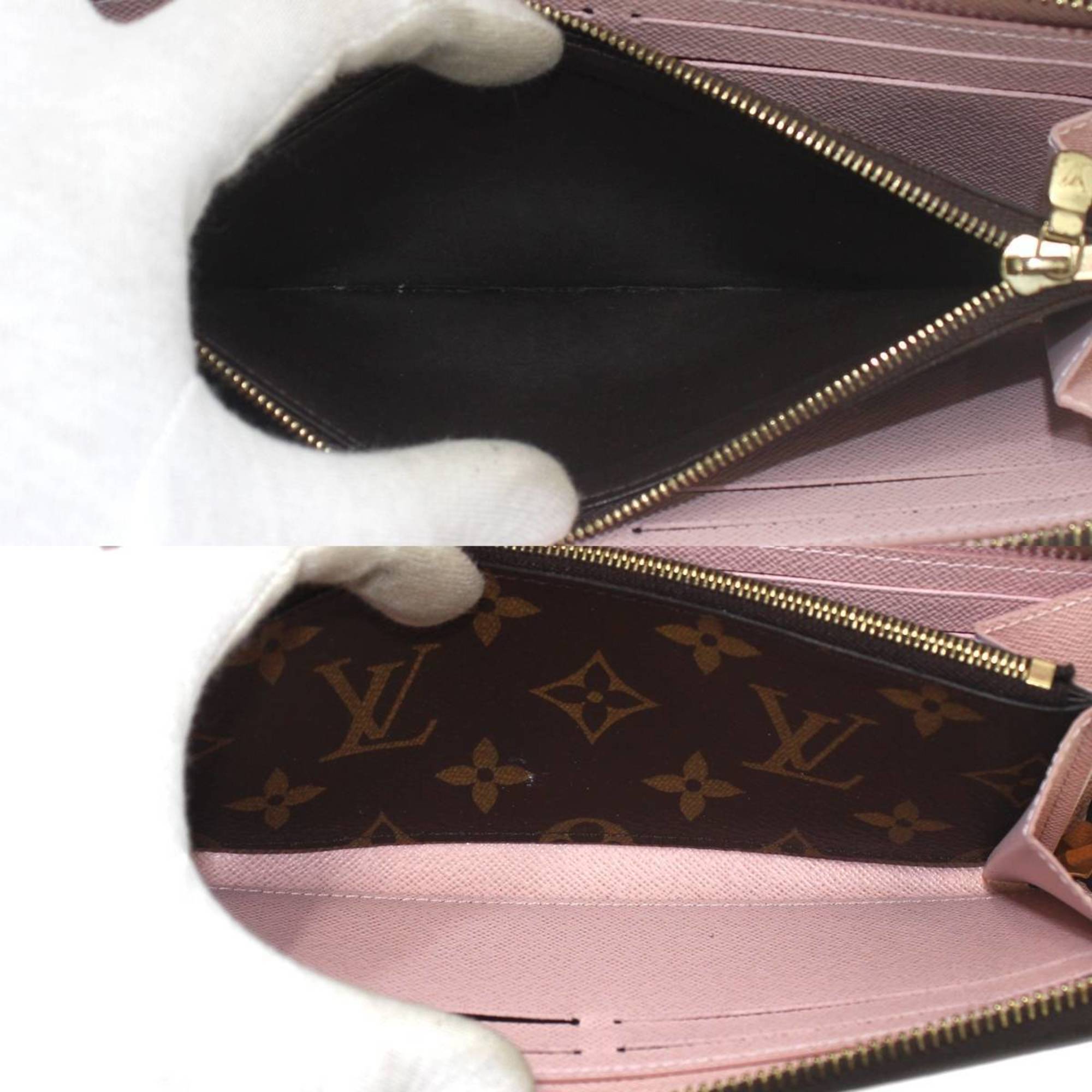 LOUIS VUITTON Monogram Portefeuille Clemence Round Long Wallet M61298