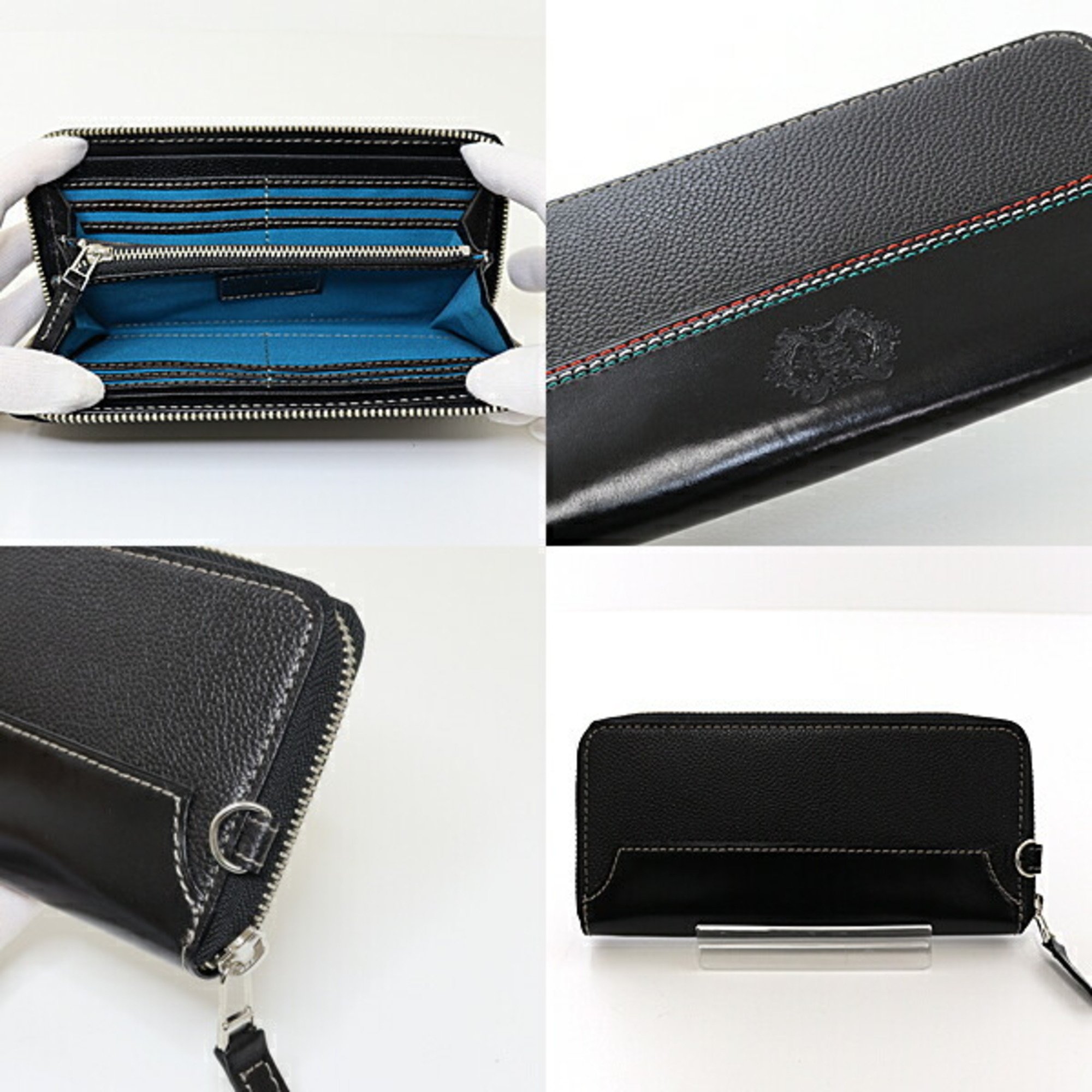 Orobianco Long Wallet Round Black
