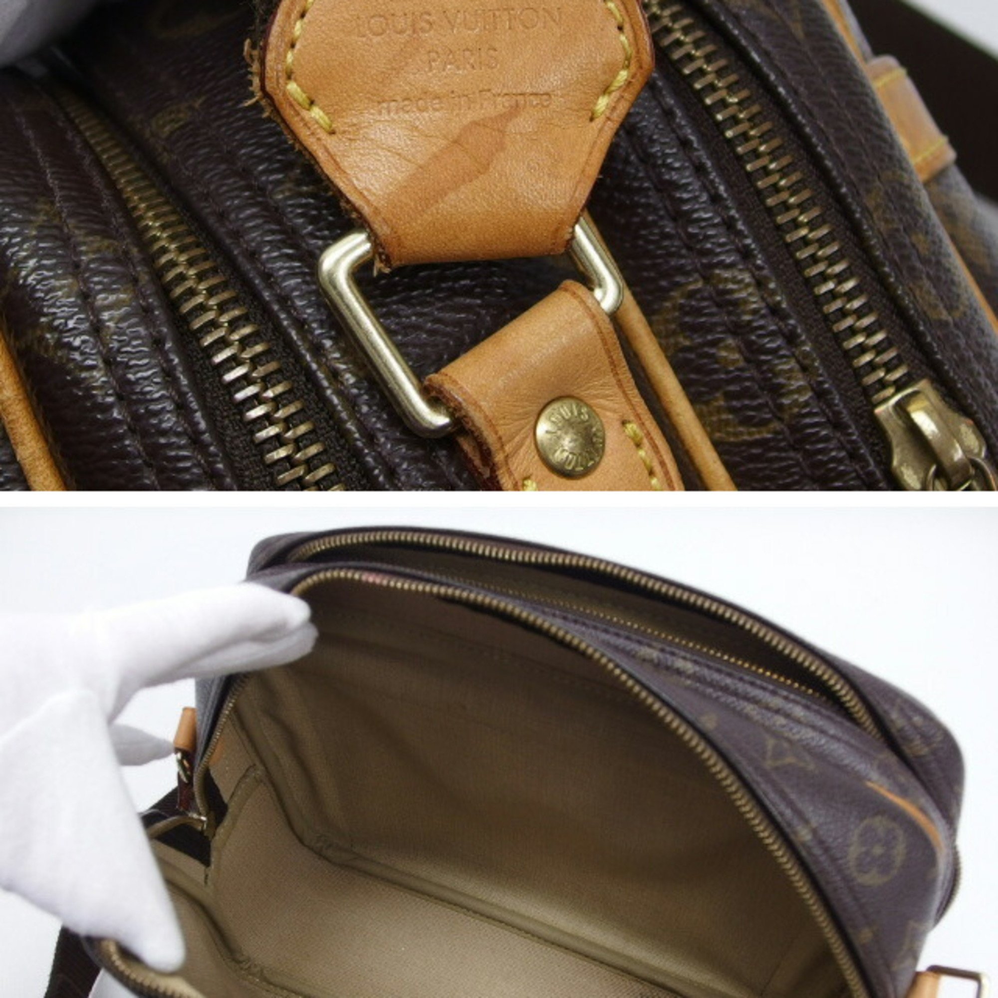 Louis Vuitton Monogram Reporter PM Shoulder Bag M45254