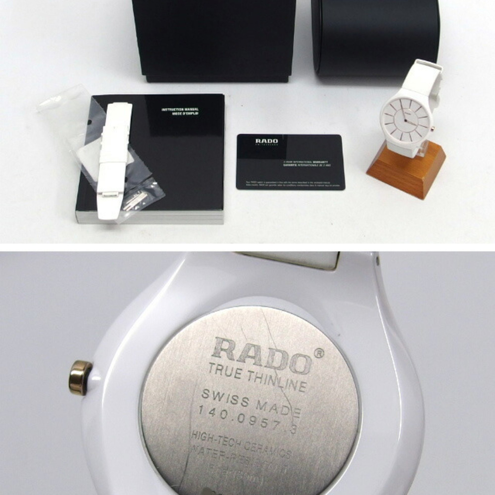 Rado True Thinline Men's Watch Quartz White R27957109