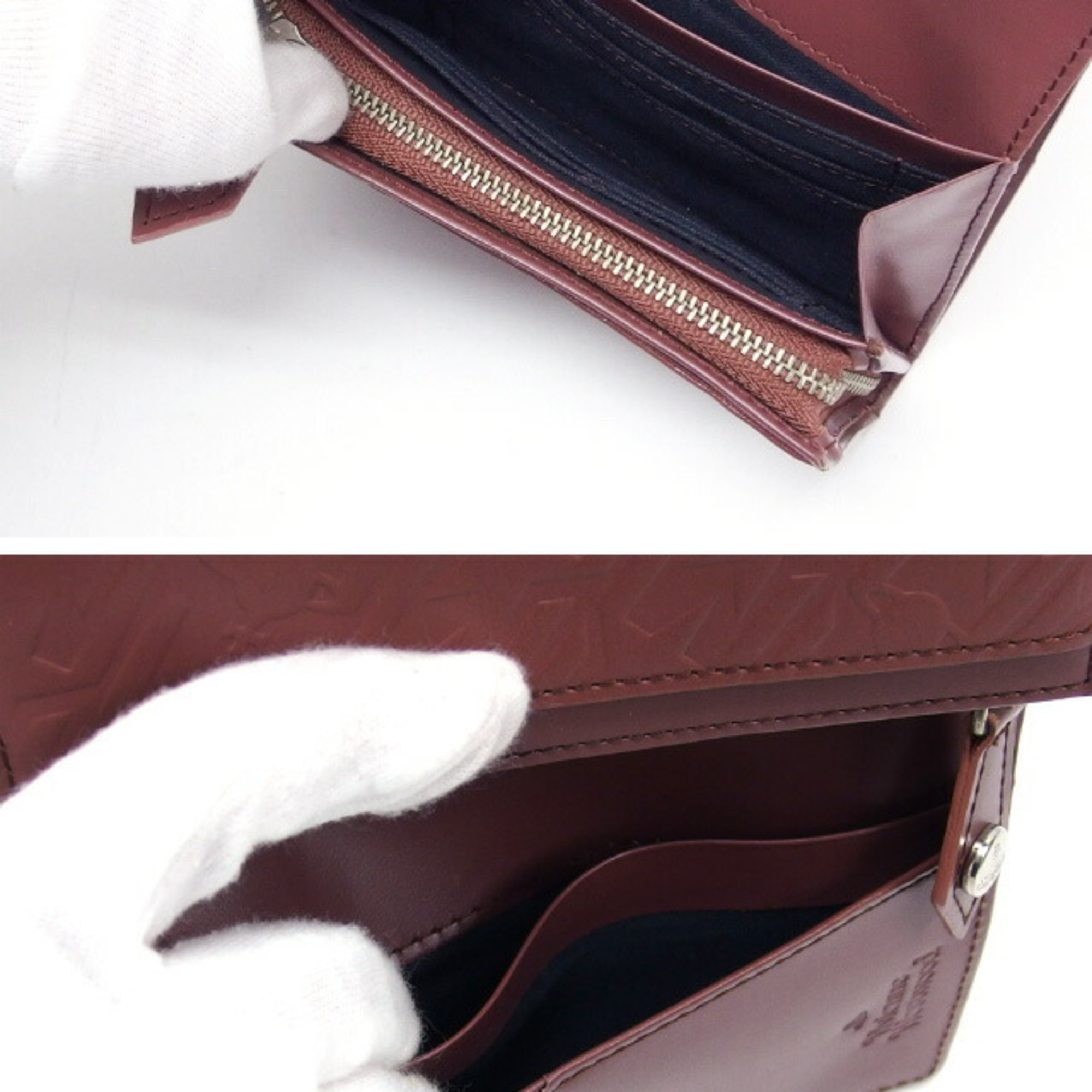 Vivienne Westwood Bifold Compact Wallet Star Embossed