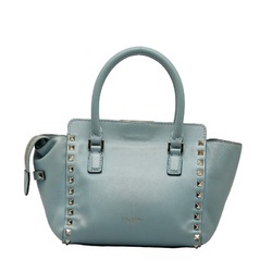 Valentino Garavani Rockstud Handbag Shoulder Bag 2WAY Blue Leather Ladies VALENTINO