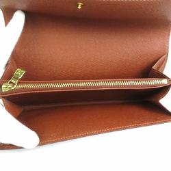 LOUIS VUITTON Long Wallet Monogram Portefeuille Sarah Canvas Brown Gold Unisex