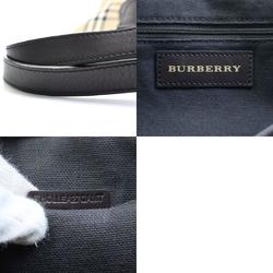 BURBERRY Shoulder Bag Tote Nova Check PVC/Leather Beige/Multicolor Women's