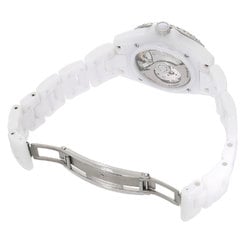 Chanel J12 White Ceramic 38mm H5705 x 12P Diamond Unisex Watch