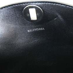 Balenciaga Handbag 570093 White Leather Shoulder Bag Scarf Muffler Women's BALENCIAGA
