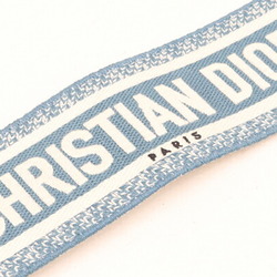 Christian Dior Dior Shoulder Strap S8552CBTE Blue Canvas Leather Women's Christian