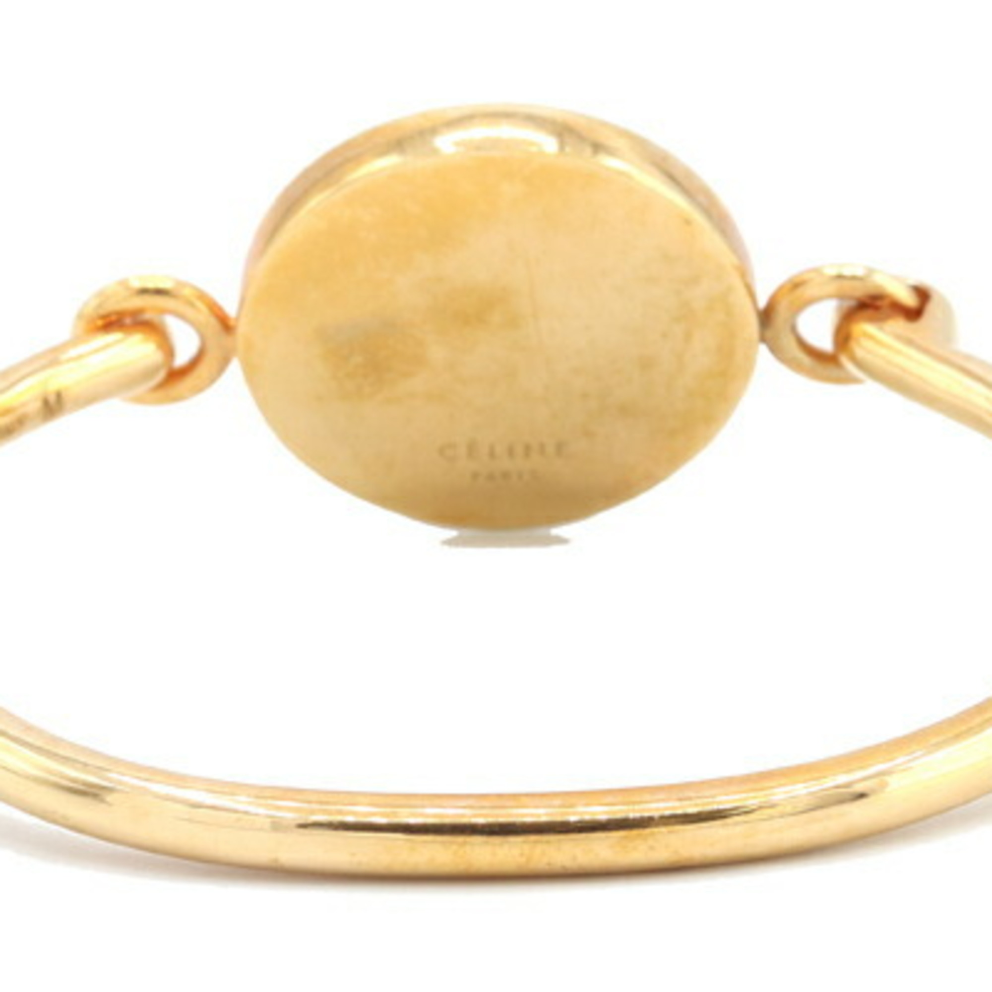 Celine bangle coin gold metal bracelet ladies CELINE