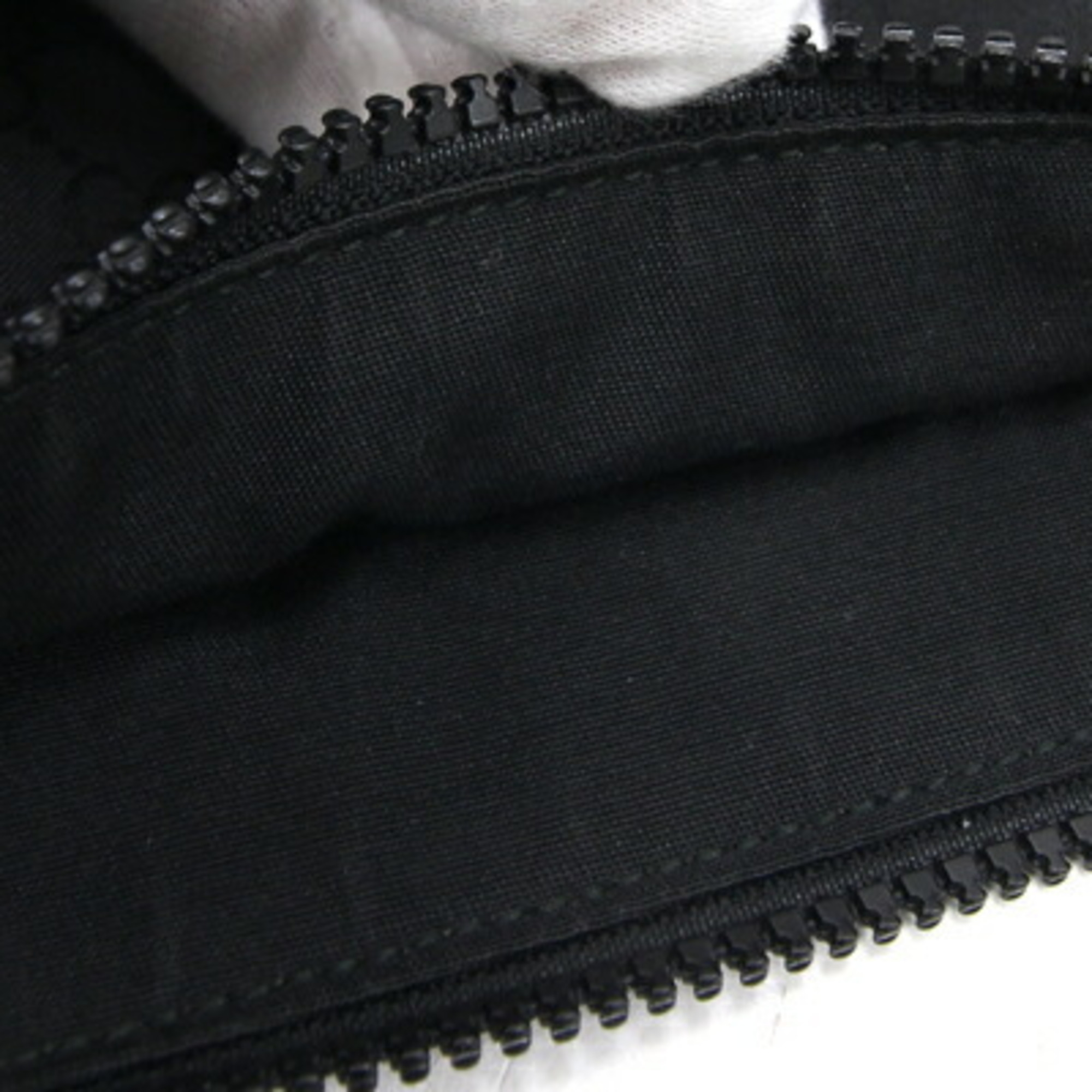 Gucci Shoulder Bag GG 449183 Black Nylon Canvas Leather No Gusset Sacoche Pochette Women Men GUCCI