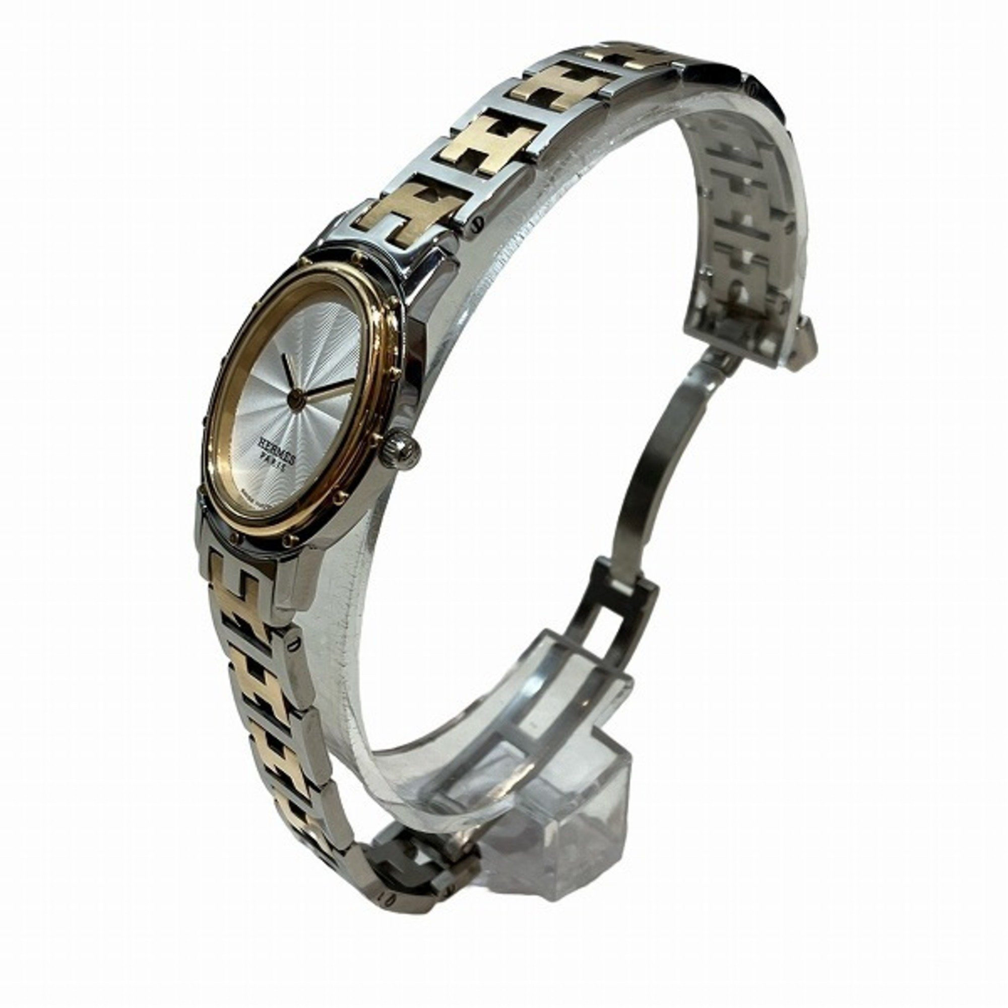 Hermes Clipper Oval CO1.220 Quartz Watch Ladies