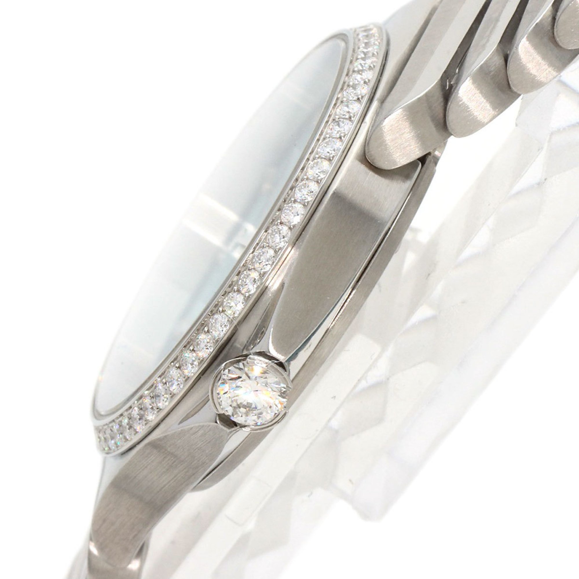 Tiffany Metro 2 12P Diamond Watch Stainless Steel/SS Ladies TIFFANY&Co.