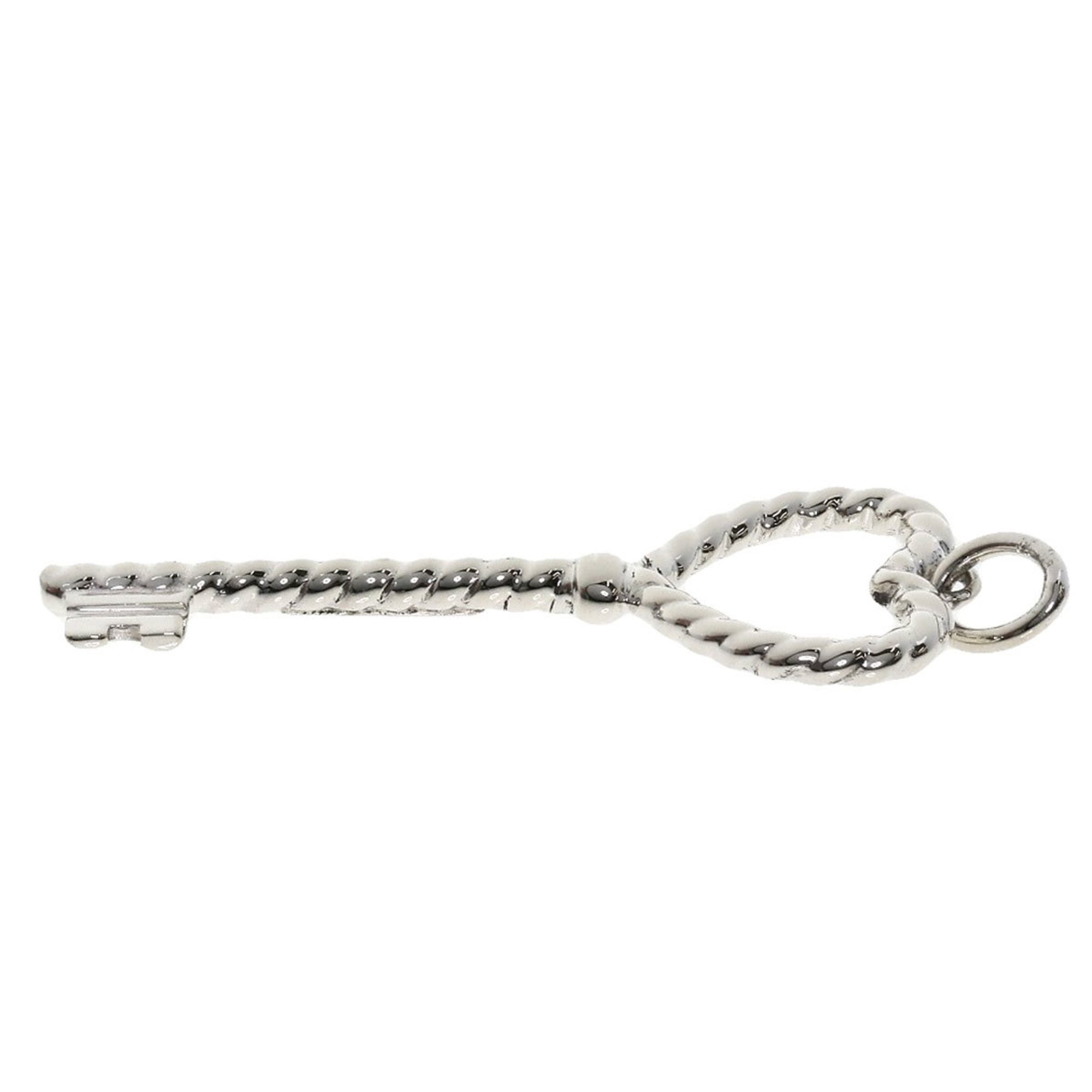 Tiffany Twist Heart Key Pendant Top Silver Women's TIFFANY&Co.