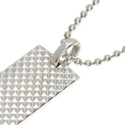 Tiffany Square Plate Necklace Silver Women's TIFFANY&Co.
