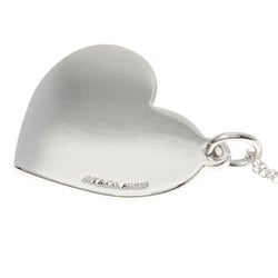 Tiffany Heart Plate Necklace Silver Women's TIFFANY&Co.